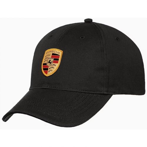 Porsche Original Baseball Cap with Crest Black