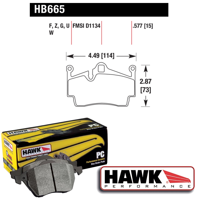 Hawk Performance Ceramic HB665Z-557