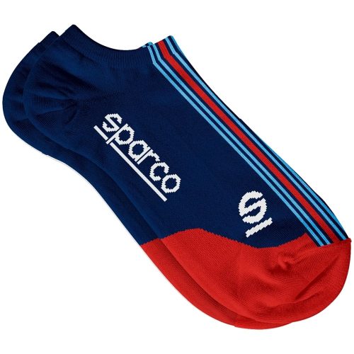 Sparco Martini Racing Low Cut Socks Navy Blue / Red